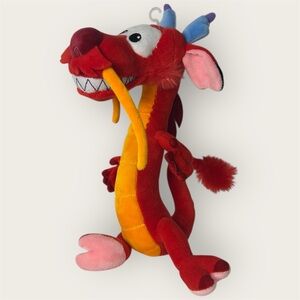 Disney Mushu From Mulan Plush Dragon Toy